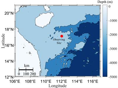 Long-term statistics and wind dependence of near-bottom and deep-sea ambient noise in the northwest South China Sea